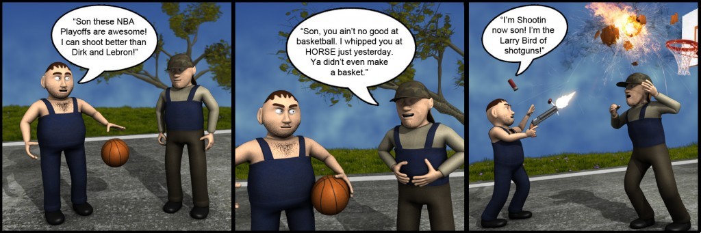 Skeeter Shootin' Basketball