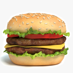 3d Hamburger model