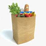 3d Bag of Groceries Model