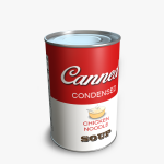 3d Can of Soup Model