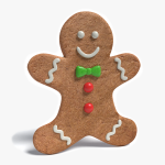 3d Gingerbread man