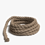 3d model of a pile of rope