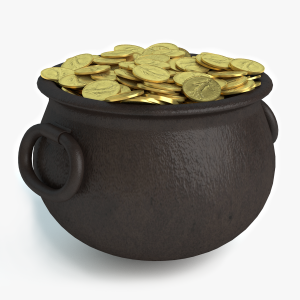 3d Pot of Gold