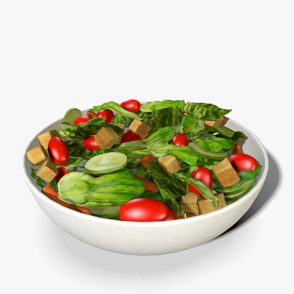 3d Salad Model