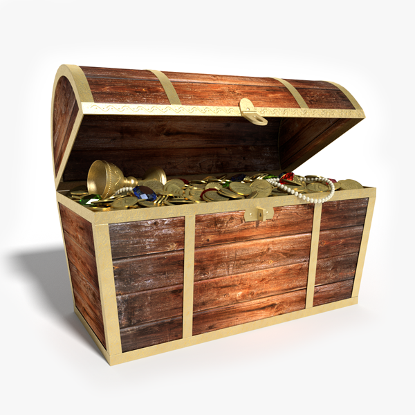 3d Treasure Chest