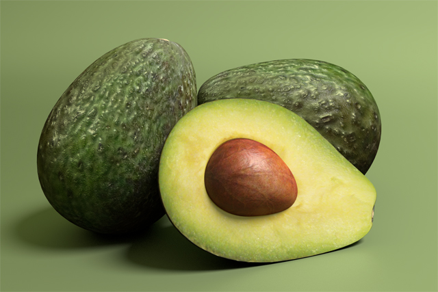 3d Avocados Model