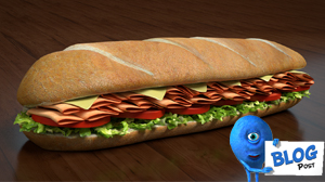3d Sub Sandwich Model
