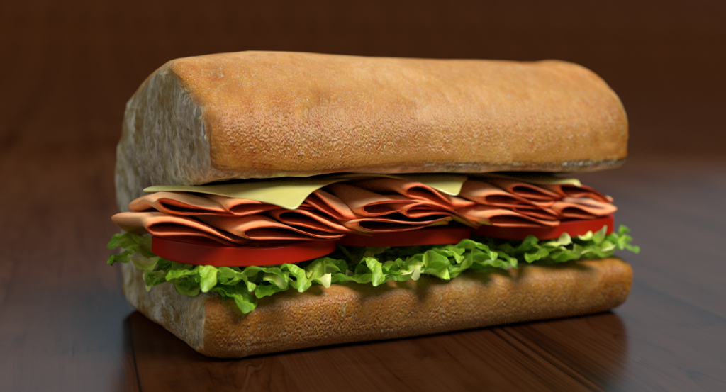 3d Half Sub Sandwich